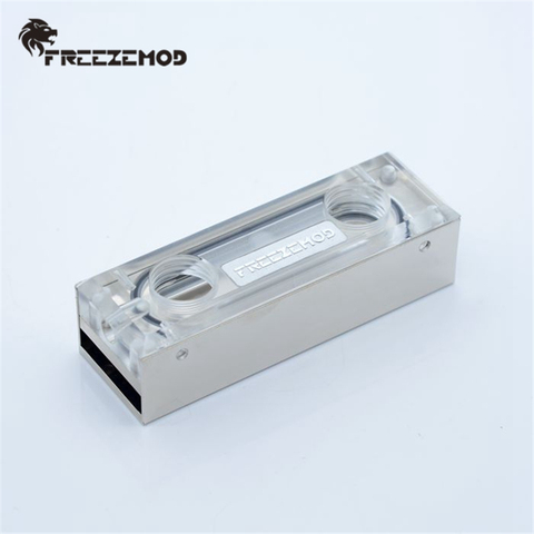 FREEZEMOD M2-ZBSR Computer Pc Water Cooler Hard Drive M2 Solid State Hard Disk Cooling Water Block Armor For 2280. M2-ZBSR ► Photo 1/6