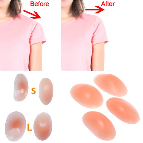 1pair Silicone Shoulder Pads, Shoulder Patches, Anti-Slip Shoulder