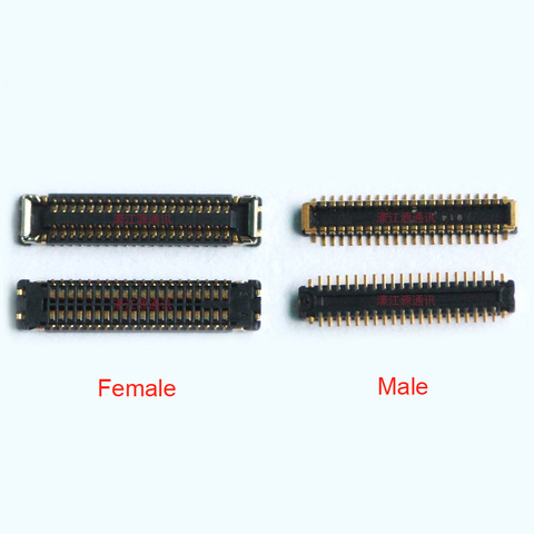 2pcs FPC connector For Huawei P30 pro P30Pro LCD display screen on motherboard mainboard / on flex cable 40pin ► Photo 1/1