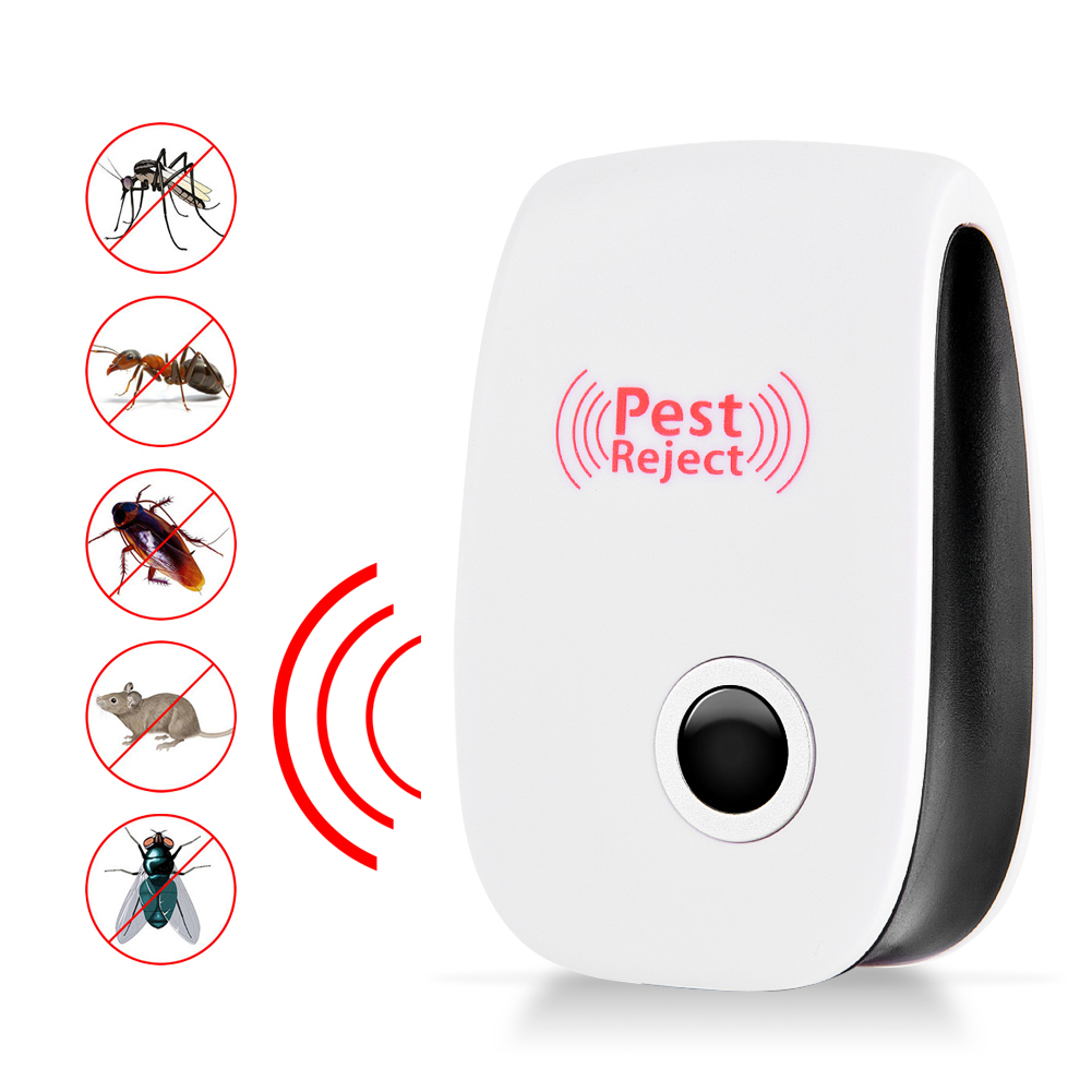 Ultrasonic Pest Repeller Plug in Electronic Repellent Rat Mouse Spider Insect UK 