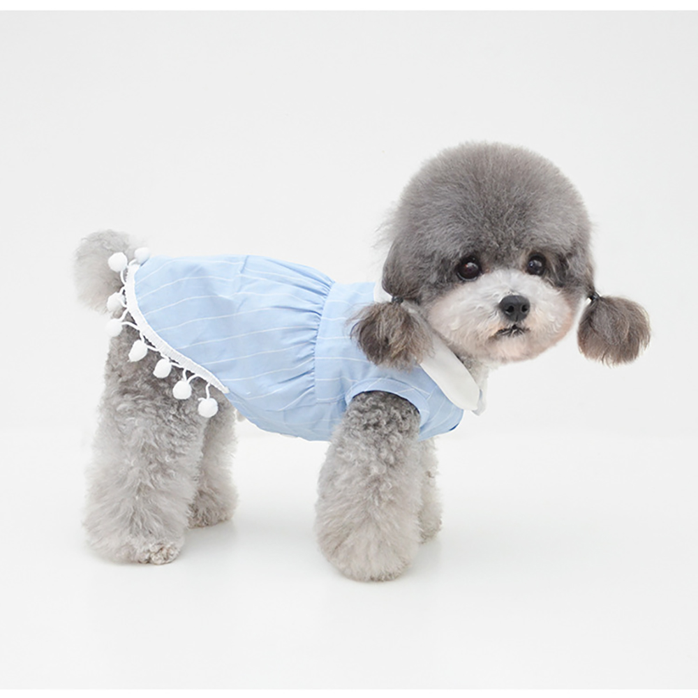 Denim Dog Dress Dog Shirt Small Dog Clothes Cat Clothes Puppy 