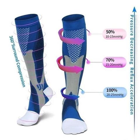 44 Styles Men Women Compression Socks Fit For Sports Black compression socks Anti Fatigue Pain Relief Knee High Stockings 1 Pair ► Photo 1/6