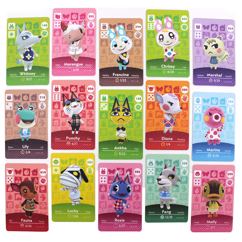 Buy Online 2020 Carte Animal Crossing New Horizons Game Amiibo Card For Ns Switch 3ds Game Card Set Nfc Cards Hot Villager Marshal Ankha Alitools