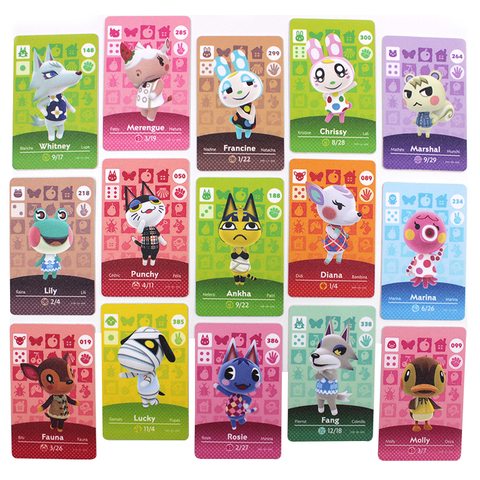 Buy Online 2020 Carte Animal Crossing New Horizons Game Amiibo Card For Ns Switch 3ds Game Card Set Nfc Cards Hot Villager Marshal Ankha Alitools