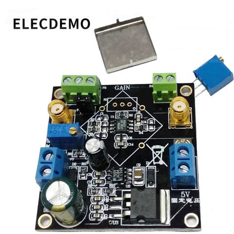 AD623 Module Instrumentation Amplifier Voltage Amplifier Module Adjustable Single Supply Single-Ended/Differential Small Signal ► Photo 1/5