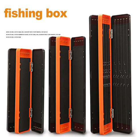 Carp Fishing Rig Box Hair Rig Wallet Carp Fishing Tackle Box Stiff Hair Rig Board with Pins Storage Box For Fishing Line  X372G ► Photo 1/5