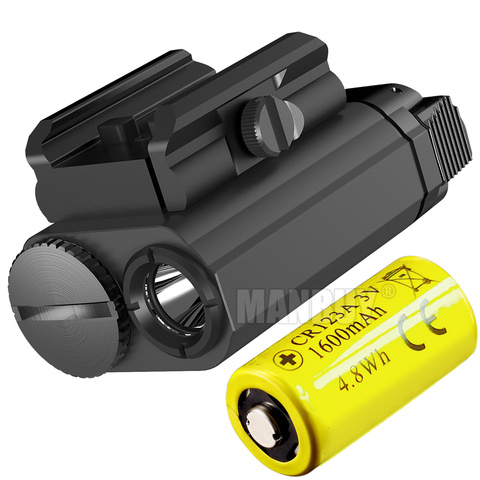 Original NITECORE NPL20 CREE XP-G3 S3 LED Weapon Light 1xCR123A Tactical Flashligh Universal Compact Shoot Hunt Waterproof Torch ► Photo 1/6