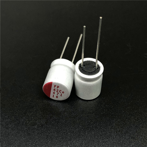 10pcs 470uF 16V FP 10x12.5mm Low ESR Top Grade 16V470uF VGA/Motherboard Solid Capacitor ► Photo 1/2