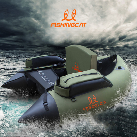 1 person fishing boat double-airbag safety easy to carry rubber