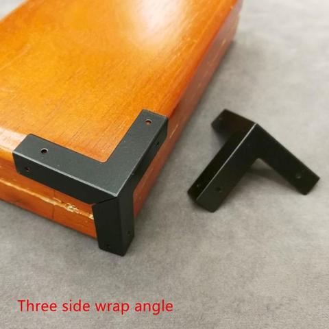 8PCS Furniture Decorative Corner Antique Jewelry Gift Wood Box Feet Leg Corner Protector Retro Case Edge Metal Protection Cover ► Photo 1/6