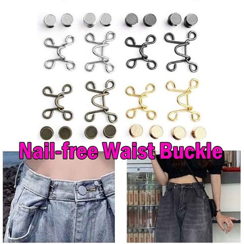 27/32MM Nail-free Waist Buckle Waist Closing Artifact Adjustable Snap Button Removable Detachable Clothing Pant Sewing Tool ► Photo 1/6