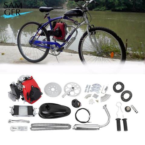 (Shipping From EU) Samger 4 Stroke Bicycle Engine Cycle 49cc Petrol Motor Kit Motorized Bike Gasline Scooter Engine kit ► Photo 1/1