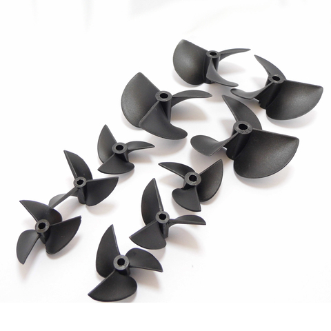 1PCS 3 Blades Nylon Propeller 32mm 36mm 52mm 55mm P1.4 P1.9 CW CCW Prop 3mm 4mm 4.76mm 3/16