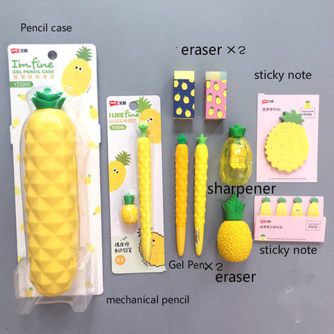 Creative Fruit And Vegetable Shape Silicone Pencil Case