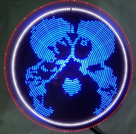 51 SCM Rotating LED Display Kit SCM Clock POV Rotating Creative DIY Electronics ► Photo 1/5