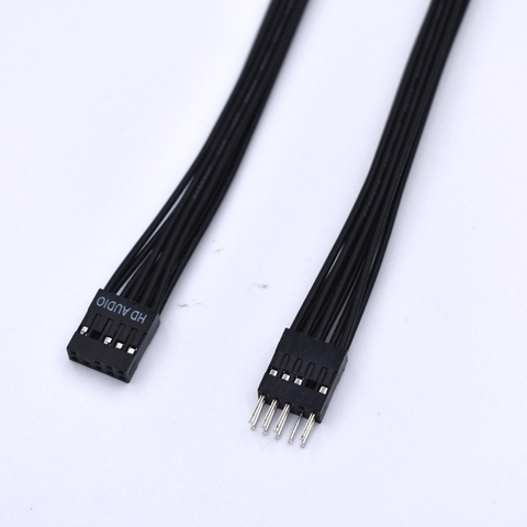 30cm/50cm Motherboard HD Audio 9Pin Male to Female Extension Cable black ► Photo 1/2