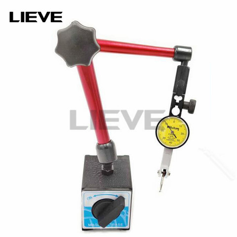 Hot Dial Indicator +big universal Magnetic Stand Base Holder 0.8mm Dial /10MM dial Test Comparator For Equipment Calibration ► Photo 1/6