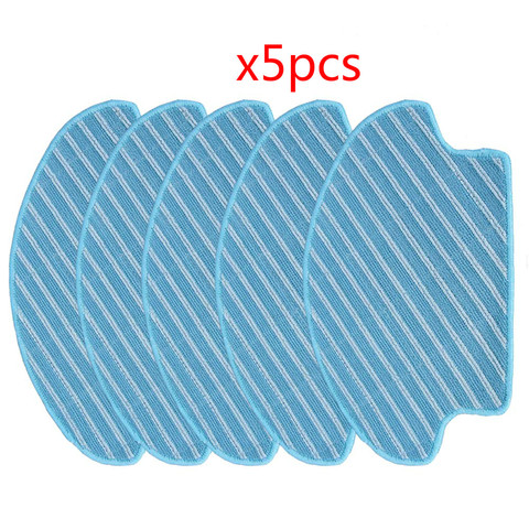 5pcs/lot Washable Wet & Dry Mopping Pad for Ecovacs DEEBOT DT85 DT83 DM81 SDT85G Robotic Vacuum Cleaner Mop Pads ► Photo 1/2