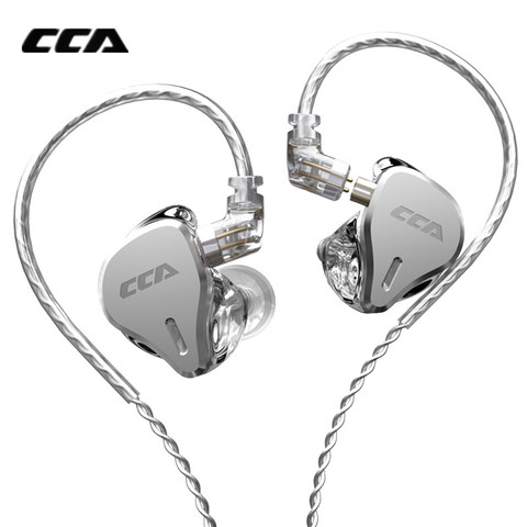 CCA CS16 16BA in Ear Earphones Wired Earphones HIFI Metal DJ Stereo Cancelling DJ Sports Headset CCA CA16 C12 ZAX ASX BA8 ZSX P1 ► Photo 1/6