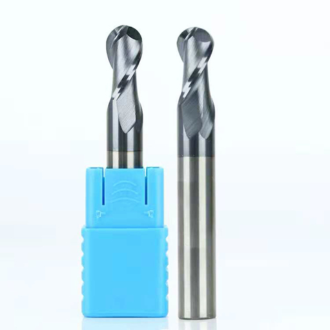 Ball nose End mill  2 Flute HRC50 Carbide endmills Milling Cutter EndMill machine cutting tools 1 2 3 4 5 6 8 10 12mm ► Photo 1/3