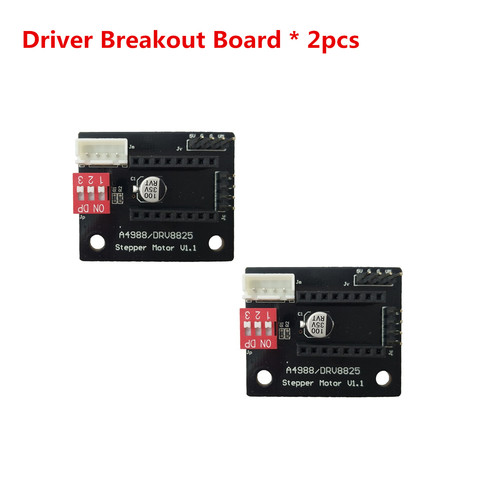 2pcs stepper driver extender V1.1 A4988 DRV8825 extension stepper driver panel additional motor adapter breakout board expandor ► Photo 1/3