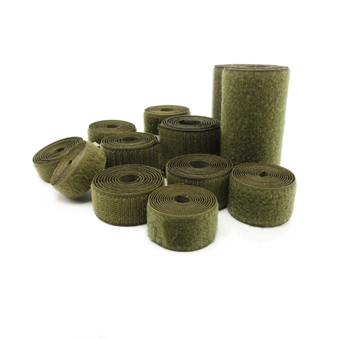 Army Green Velcro Tape Nylon Hasp Uses Clothing Luggage Children's Supplies Backpack Decoration With Loop Hook 2cm3cm4cm5cm10cm ► Photo 1/6