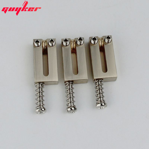 6 Pcs Used Fend Tele ST Guitar Bridge Brass Saddles American Standard 10.5mm*5.4*20.3 ► Photo 1/6