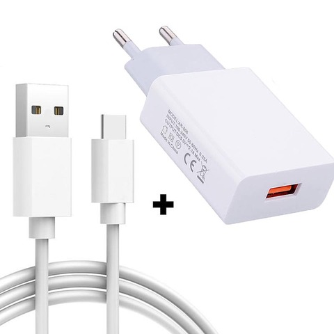 Micro USB Type C Phone Charger Charging Cable For OPPO A5 A8 A9 A7 A11X 2022 A52 A72 A92 Realme 3 5 6 Pro X F15 A91 Plug Charger ► Photo 1/6