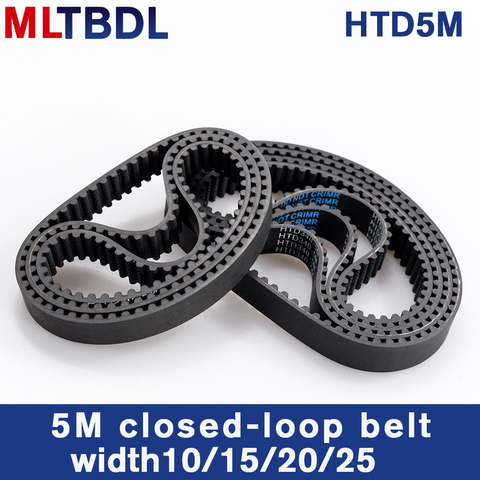 HTD 5M Timing Belt 475/480/485/490mm Length 10/15/20/25mm Width 5mm Pitch Rubber Pulley Belt Teeth 95 96 97 98 synchronous belt ► Photo 1/6