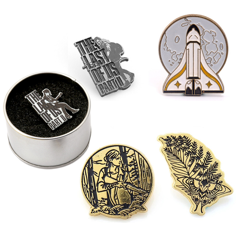Game The Last of Us Part II 2 Ellie Bag Metal Badge Brooch Cosplay Accessories Gifts Souvenir Pins ► Photo 1/6