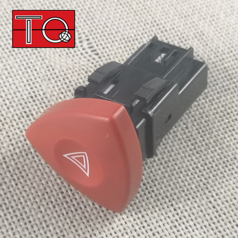 8200442724 93856337 HAZARD WARNING FLASHER LAMP SWITCH Button FOR OPEL Renault Trafic Espace Laguna /Vauxhall/Clio II 2 ► Photo 1/4