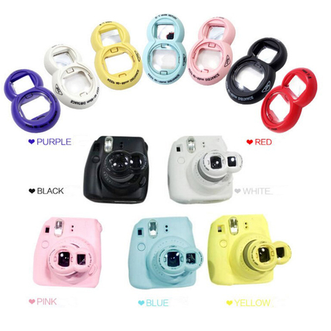 Close-up Lens With Selfie Mirror for Fujifilm Instax For FUJI Instant Camera Mini 8 9 7s Photo Camera 8 Colors ► Photo 1/6