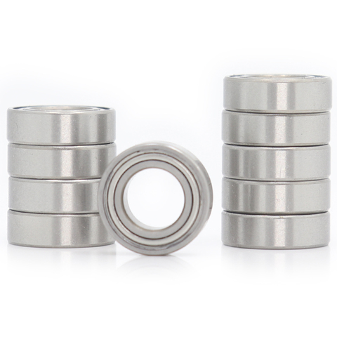 SMR137ZZ Bearing 7*13*4 mm ( 10PCS ) ABEC-1 Stainless Steel Ball Bearings Shielded  SMR137Z SMR137 Z ZZ ► Photo 1/6