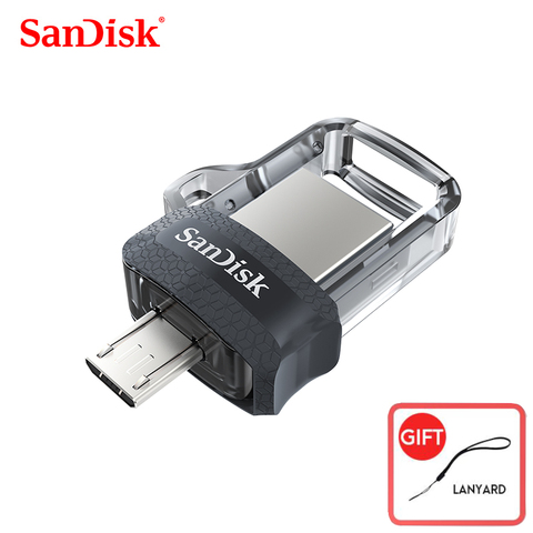 Sandisk Original SDDD3 Extreme high speed 150M/S Dual OTG USB Flash Drive 64GB 128GB 32GB 16GB Pen Drive USB3.0 PenDrive Genuine ► Photo 1/6