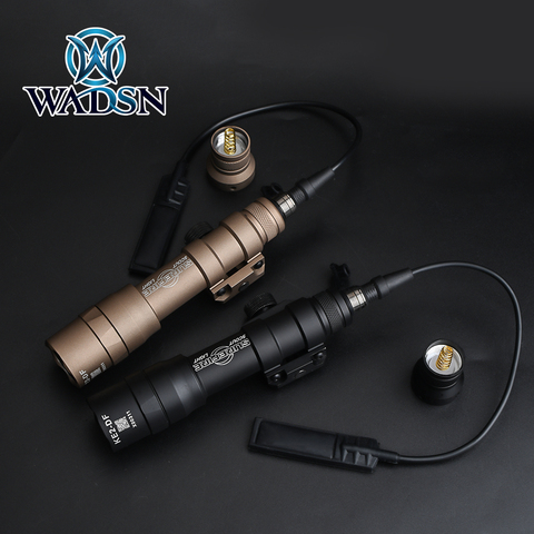 WADSN Airsoft Flashlight M600DF Dual Fuel LED Scout Light 1400 Lumens Tactical Torches MILSTD-1913 Rails Weapon Lights ► Photo 1/6