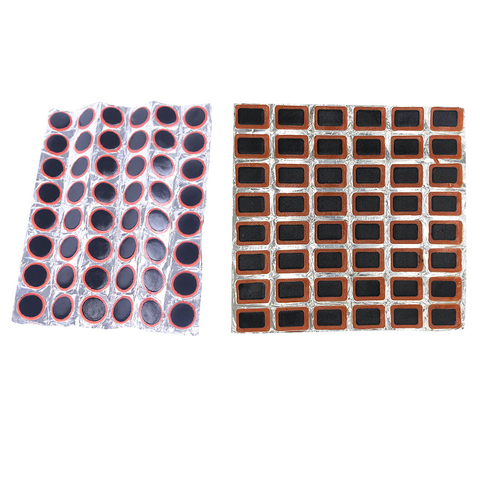 48PCS 25mm Round/Square Rubber Bicycle Tire Patch Cycle Repair Tools Cycling Bike Tire Tyre Inner Tube Puncture Repair Tool ► Photo 1/6