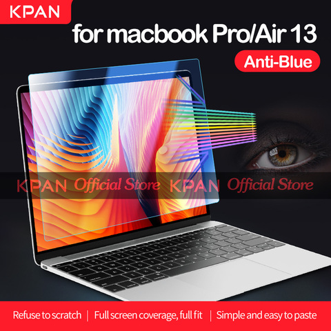 KPAN Anti-blue Macbook Screen Protector Flexible Glass Film for Pro/Air 12 13 15 16 inch M1 Chip A2337 A2338 A2179 A2141 A2289 ► Photo 1/6