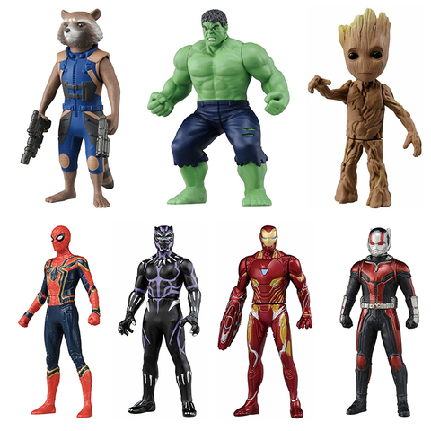 Takara Tomy Marvel Movie Series Metal Action Figure Collection 8cm Hulk/Panther/Ironman/Deadpool ► Photo 1/5