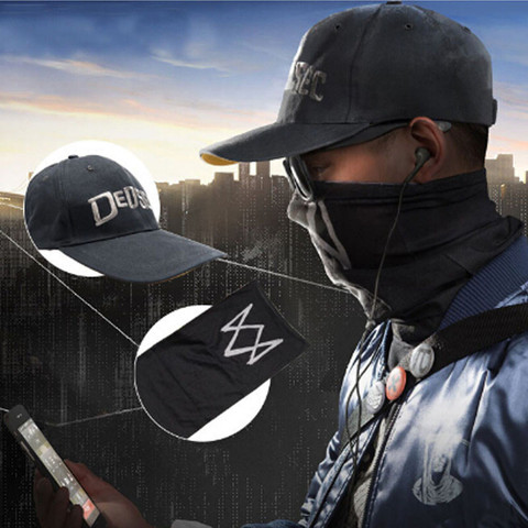 Watch Dogs Aiden Pearce Half Face MASK Windproof Neck Warmer Game Cosplay Scarf Costume Cos Party Halloween Mask Drop Shipping ► Photo 1/5