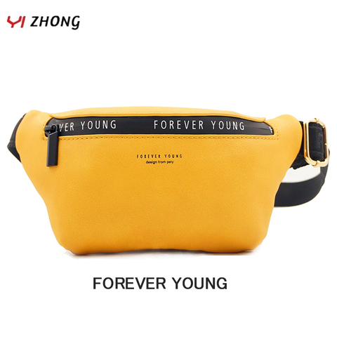 YIZHONG Leather Luxury Brand Fanny Pack for Women Unisex Large Capacity Waist Bag Travel Belt Bags Multifunction Chest Bag Sac ► Photo 1/6