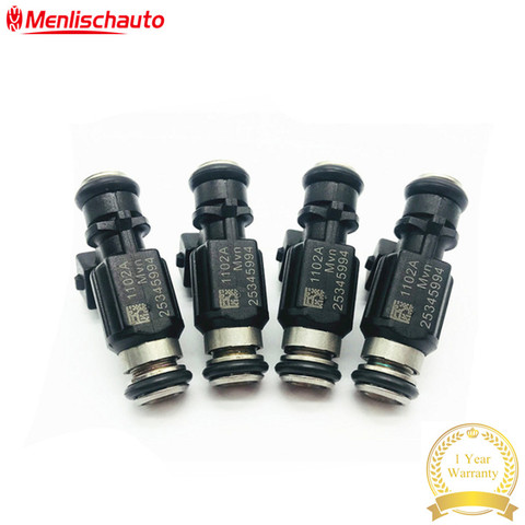 4pcs Fuel Injectors 25345994 For Great Wall HOVER CUV H3 H5 WINGLE 3WINGLE5 V240 V200 4G63 4G64 4G69 petrol engine ► Photo 1/4