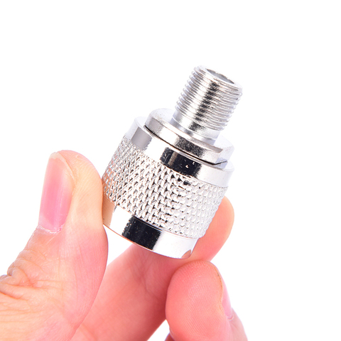 1pcs RF Connector N Male Plug Male Pin To F Female Jack Adapter Signal Metric Adapter ► Photo 1/6