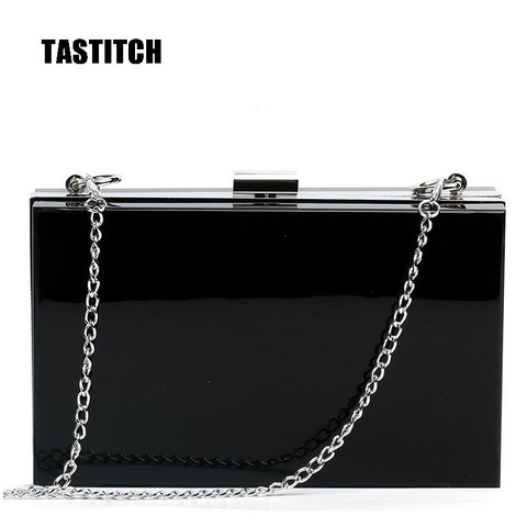 Fashion Black Acrylic Handbags Elegant Clutches Women Messenger Shoulder Bags Party Prom Wedding Evening Bag Bridesmaid bag ► Photo 1/6