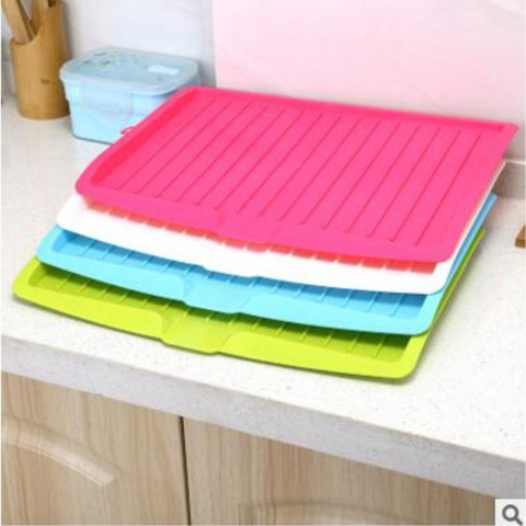 New Drain Rack Kitchen Plastic Dish Drainer Tray Large Sink Drying Rack Worktop Organizer drying rack for dishes ► Photo 1/5