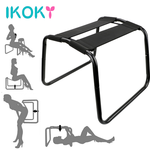 IKOKY Elastic Sex Chair Sexual Positions Assistance Chair Add Sex Pleasure Sex Furniture Adult Products Female Masturbation ► Photo 1/6