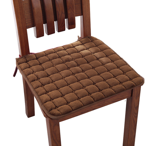 45*45cm Tie On Seat Pad Warm Dining Room Anti-skid Kitchen Office Chair Cushion Mat ► Photo 1/6