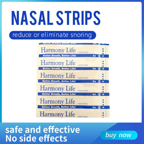 100 PCS/LOT Anti snoring Nasal Strips, Harmony Life Better Breath Better Life ,Reduce Snoring Aid Device Health Sleep ► Photo 1/6