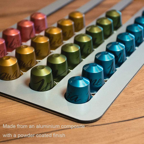 2022 Coffee Capsule Cafe Pod Holder Storage Drawer Coffee Capsules Organizer for 24/40pcs Nespresso Capsules Rack Holder Shelf ► Photo 1/6