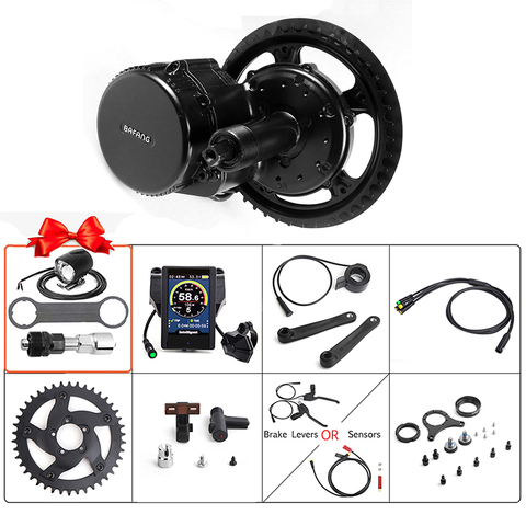 Bafang BBS02B Mid Drive Motor 36V 500W Electric Bicycle Conversion Kits  68-73mm E-bike 8FUN Powerful Engine 44T 46T 48T 52T ► Photo 1/6