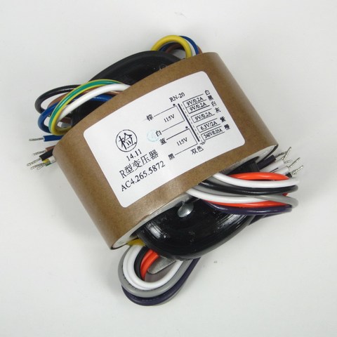 1PC 30VA 30W 9V*3 + 6.3V + 240V R-Core Transformer for TUBE preamp / DAC / amp ► Photo 1/6